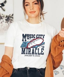 Official Tennessee Titans Music City Miracle T Shirt