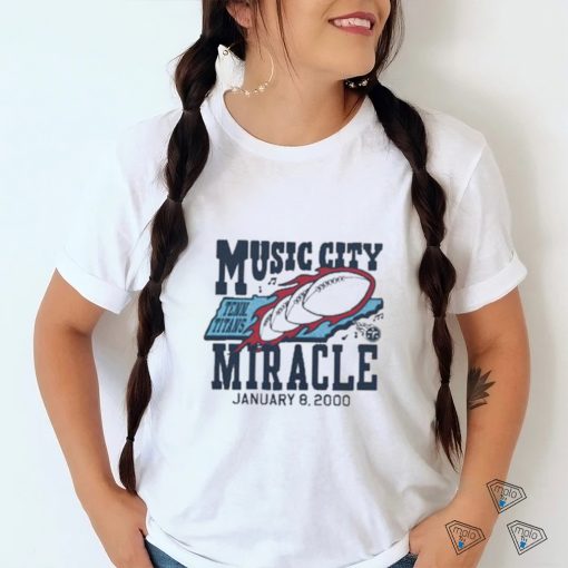 Official Tennessee Titans Music City Miracle T Shirt