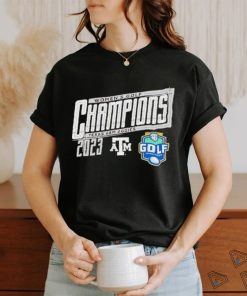 Official Texas A M Aggies 2023 Sec Women’s Golf Champions T Shirt