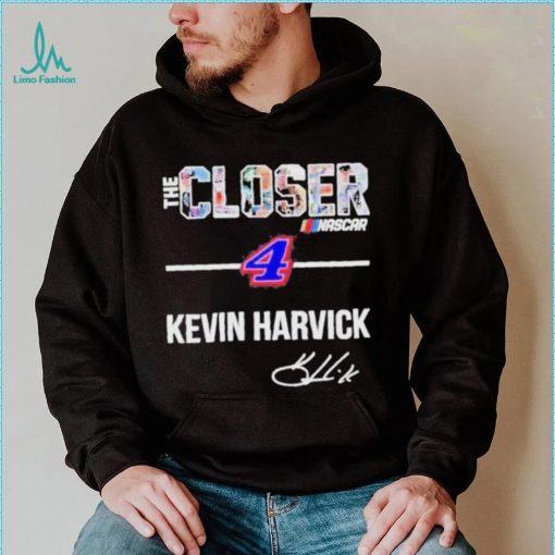 Official The Closer Nascar #4 Kevin Harvick signatures shirt
