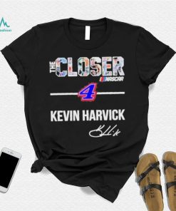 Official The Closer Nascar #4 Kevin Harvick signatures shirt