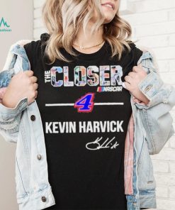 Official The Closer Nascar #4 Kevin Harvick signatures shirt