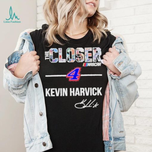 Official The Closer Nascar #4 Kevin Harvick signatures shirt