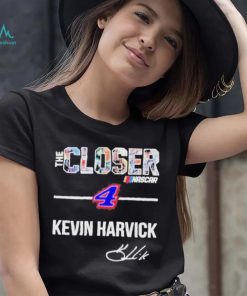 Official The Closer Nascar #4 Kevin Harvick signatures shirt