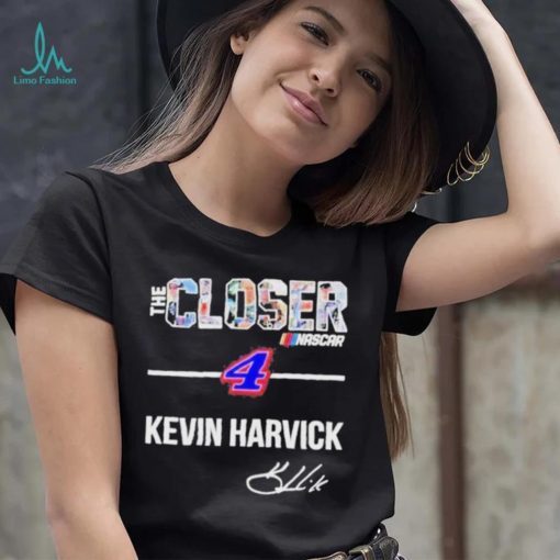 Official The Closer Nascar #4 Kevin Harvick signatures shirt