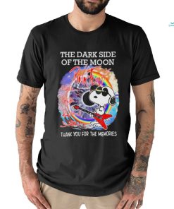 Official The dark side of the moon Pink Floyd thank you for the memories T shirt