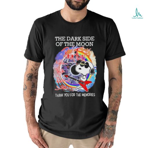 Official The dark side of the moon Pink Floyd thank you for the memories T shirt