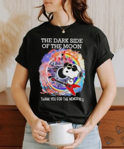 Official The dark side of the moon Pink Floyd thank you for the memories T shirt