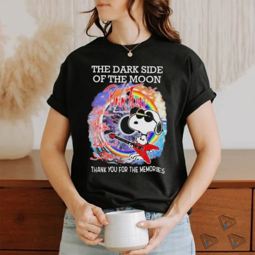 Official The dark side of the moon Pink Floyd thank you for the memories T shirt