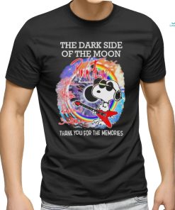 Official The dark side of the moon Pink Floyd thank you for the memories T shirt