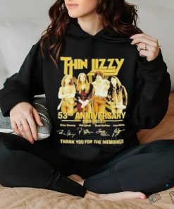 Official Thin Lizzy 53rd Anniversary 1969 – 2023 Thank You For The Memories Signatures Shirt