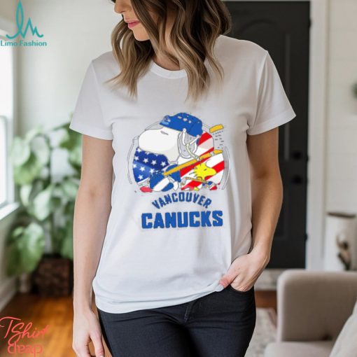 Official Vancouver Canucks Ice Hockey Snoopy And Woodstock NHL shirt