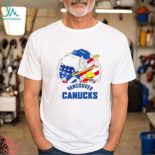 Official Vancouver Canucks Ice Hockey Snoopy And Woodstock NHL shirt