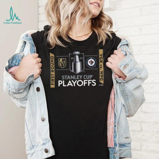 Official Vegas Golden Knights Vs Jets 2023 First Round Playoffs Matchup Shirt