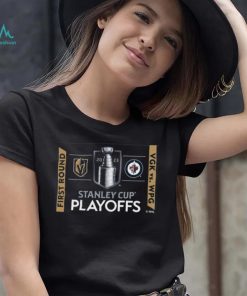 Official Vegas Golden Knights Vs Jets 2023 First Round Playoffs Matchup Shirt