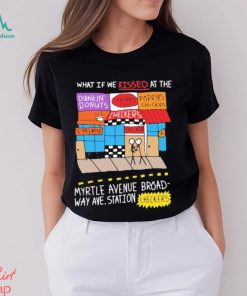 Official What If We Kissed At The Myrtle Avenue Broadway Ave Station Checkers shirt