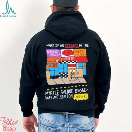 Official What If We Kissed At The Myrtle Avenue Broadway Ave Station Checkers shirt