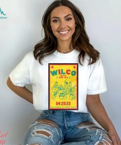 Official Wilco Nashville TN, Ryman Auditorium April 25 2023 Poster shirt