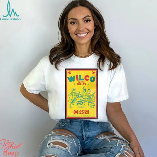 Official Wilco Nashville TN, Ryman Auditorium April 25 2023 Poster shirt