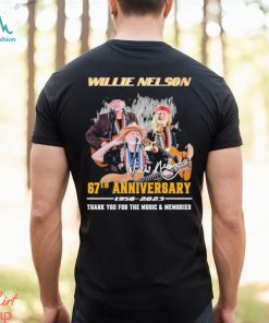 Official Will Nelson 67th anniversary 1956 – 2023 thank you for the memories signature shirt