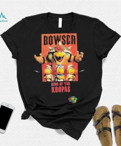 Official aiden129 super Mario Bros bowser king of the koopas boyfriend shirt