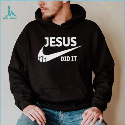 Official andrew prue wearing Jesus did it T shirt