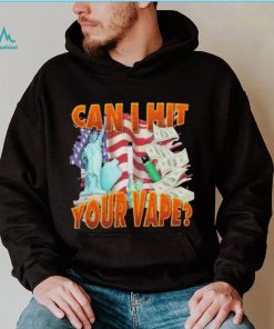 Official can I Hit Your Vape America Flag Shirt