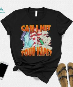 Official can I Hit Your Vape America Flag Shirt