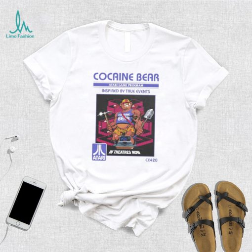 Official cocaine Bear atari game Program Inspired by true Events Shirt