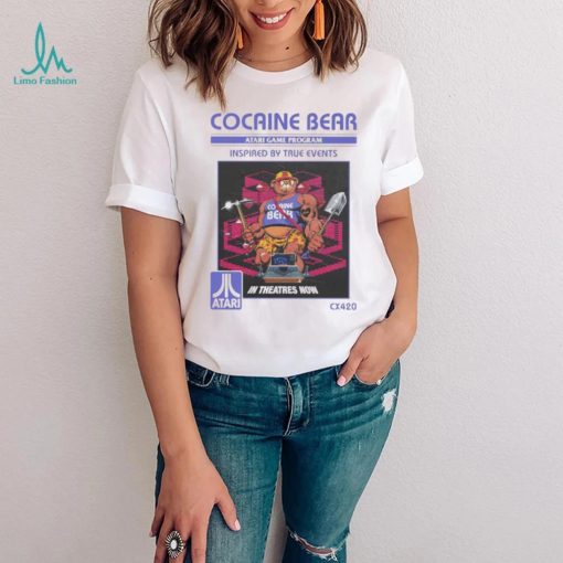 Official cocaine Bear atari game Program Inspired by true Events Shirt