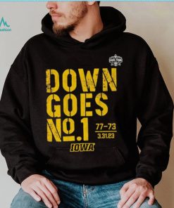 Official iowa Basketball Down goes No.1 Shirt