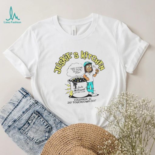 Official juskie’s Kitchen Juju McDowell let him cook shirt