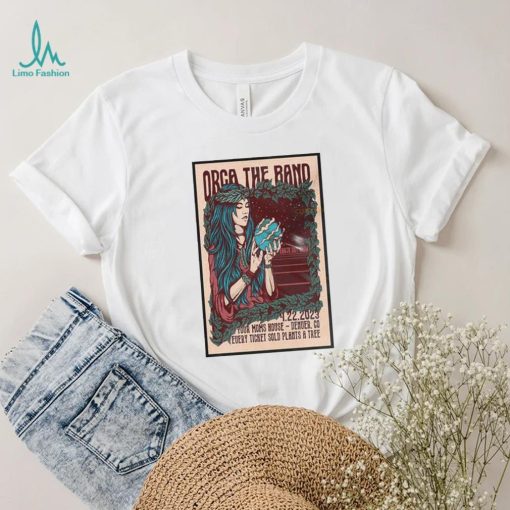 Official orca the Band Denver April 22 2023, Your Moms House, Denver Colorado Poster shirt