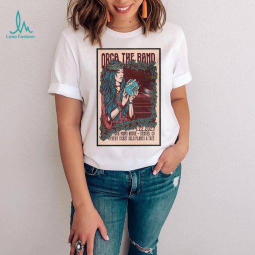 Official orca the Band Denver April 22 2023, Your Moms House, Denver Colorado Poster shirt
