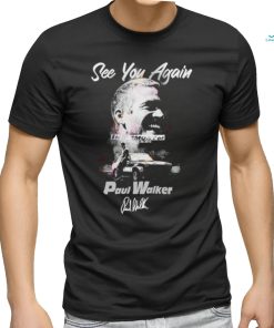 Official paul Walker see you again in memory of november 30 2013 shirt