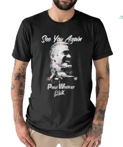 Official paul Walker see you again in memory of november 30 2013 shirt