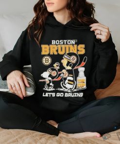 Official quality the Peanuts Snoopy Boston Bruins 2023 stanley cup playoff let’s go Bruins shirt