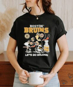 Official hockey and snoopy we want the cup let's go Bruins Boston Bruins  team logo champions shirt, hoodie, sweater, long sleeve and tank top