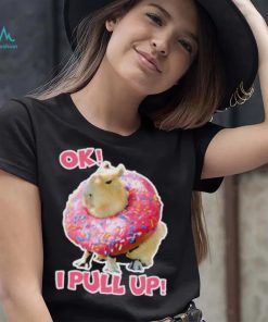 Ok I Pull Up Capybara Donut Funny Happybara Lesbian Capybara Is My Spirit Animal Cute Capybara In shirt