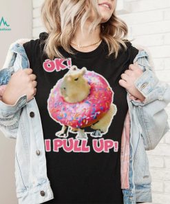 Ok I Pull Up Capybara Donut Funny Happybara Lesbian Capybara Is My Spirit Animal Cute Capybara In shirt