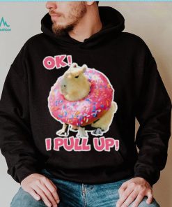 Ok I Pull Up Capybara Donut Funny Happybara Lesbian Capybara Is My Spirit Animal Cute Capybara In shirt