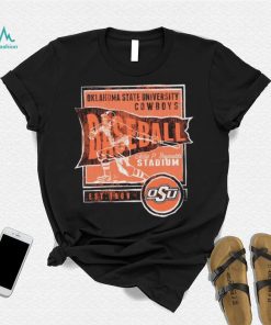 Oklahoma State Cowboys Oklahoma State University Cowboys Baseball Allie P. Reynolds Stadium retro shirt