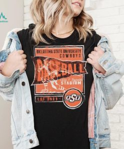 Oklahoma State Cowboys Oklahoma State University Cowboys Baseball Allie P. Reynolds Stadium retro shirt