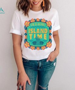 Old Row Island Time logo shirt