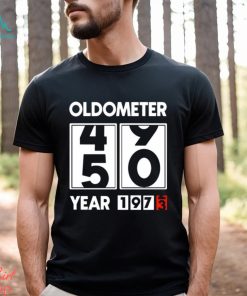 Oldometer 50 Year 1973 T Shirt