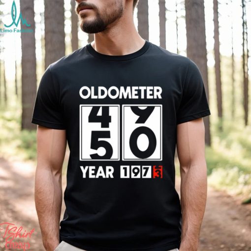 Oldometer 50 Year 1973 T Shirt