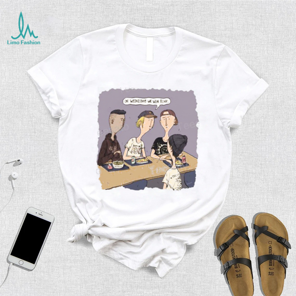 On Wednesday We Wear Blink Funny T Shirt Blink 182 On Wednesday We Wear Blink Funny T Shirt Blink 182