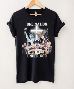 One Nation Under God Teams Uconn Shirt