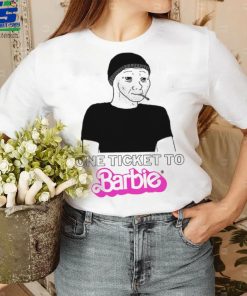 One Ticket To Barbie Barbie Movie 2023 meme art funny shirt