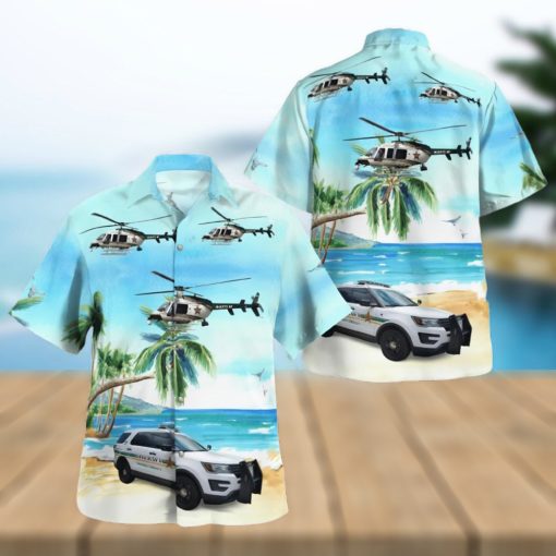 Orange County Florida Orange County Office Ford Police Interceptor Utility And Bell 407 Helicopter Hawaiian Shirt